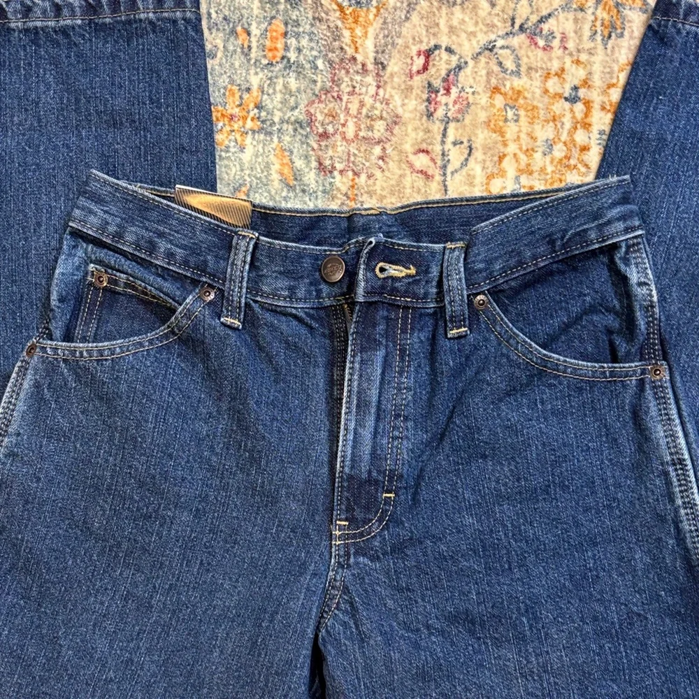Dickies Men's Relaxed Fit Dark Blue Jeans - Picture 5 of 5
